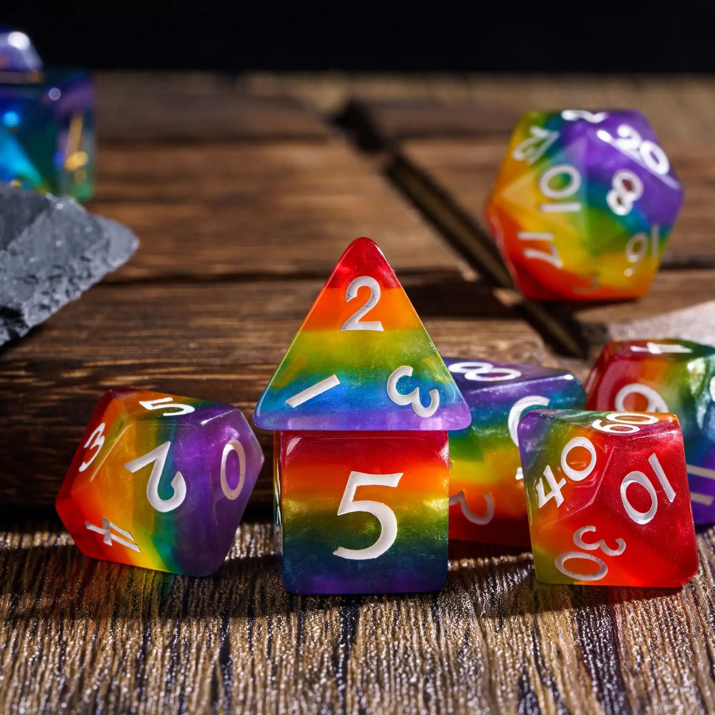 Glitter Combo Dice Set