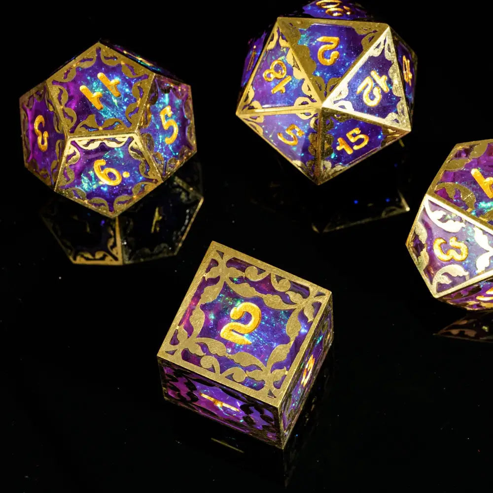 Ornate Frames Dice Set ((+ Gift Box))