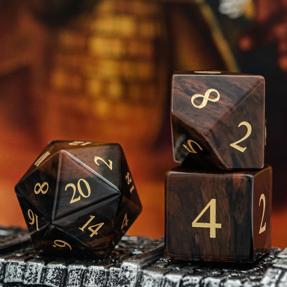 Tiane Stone Dice Set