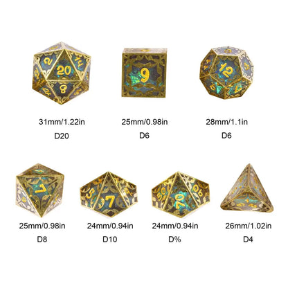 Ornate Frames Dice Set ((+ Gift Box))