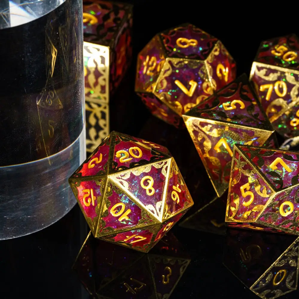 Ornate Frames Dice Set ((+ Gift Box))