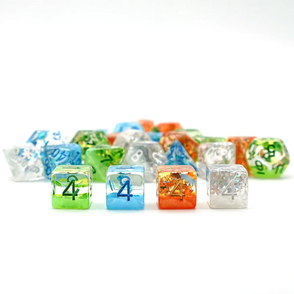 Four Seasons Dice Set