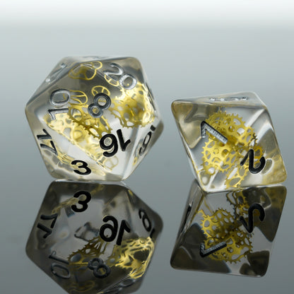 Embedded Gears Dice Set - Omega Roll