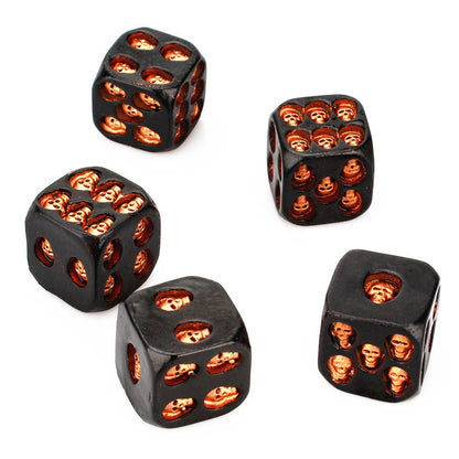 Skull Pip Dice Set - Omega Roll