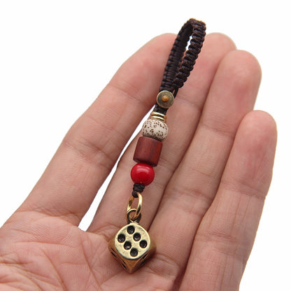 LovLife Brass Dice Key Chain