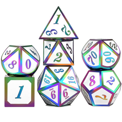 Solid Metal Classic Dice Set - Omega Roll