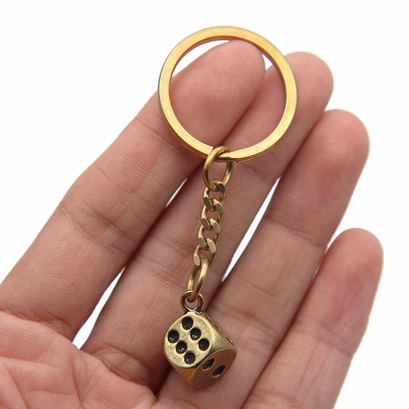 LovLife Brass Dice Key Chain