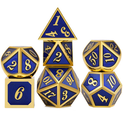 Solid Metal Classic Dice Set - Omega Roll