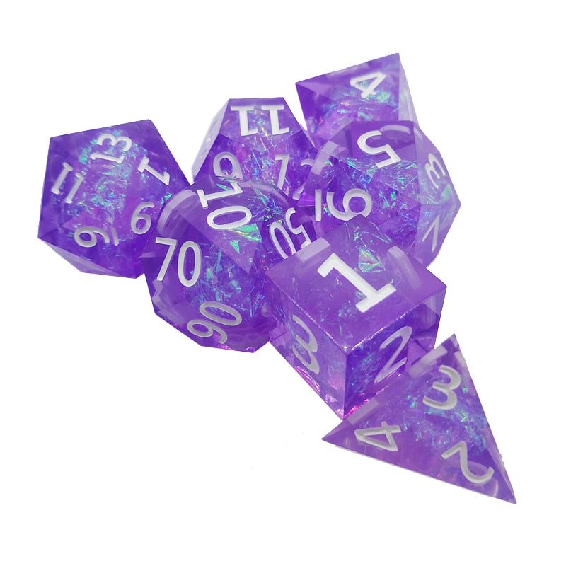 Elegant Translucent Dice Set - Omega Roll