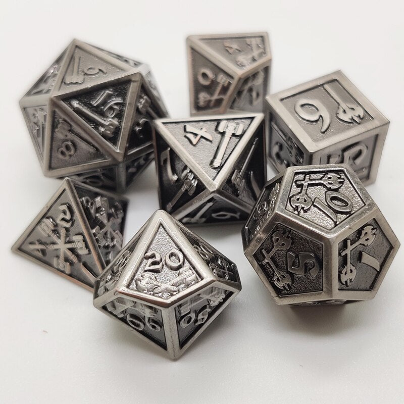 Rusty Barbarian Dice Set