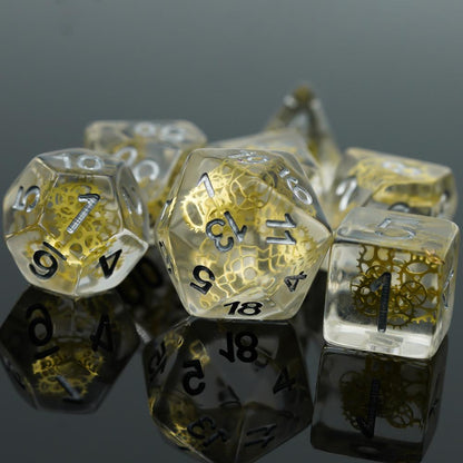 Embedded Gears Dice Set - Omega Roll