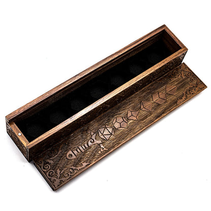 Treasure Trove Fine Wooden Dice Case - Omega Roll