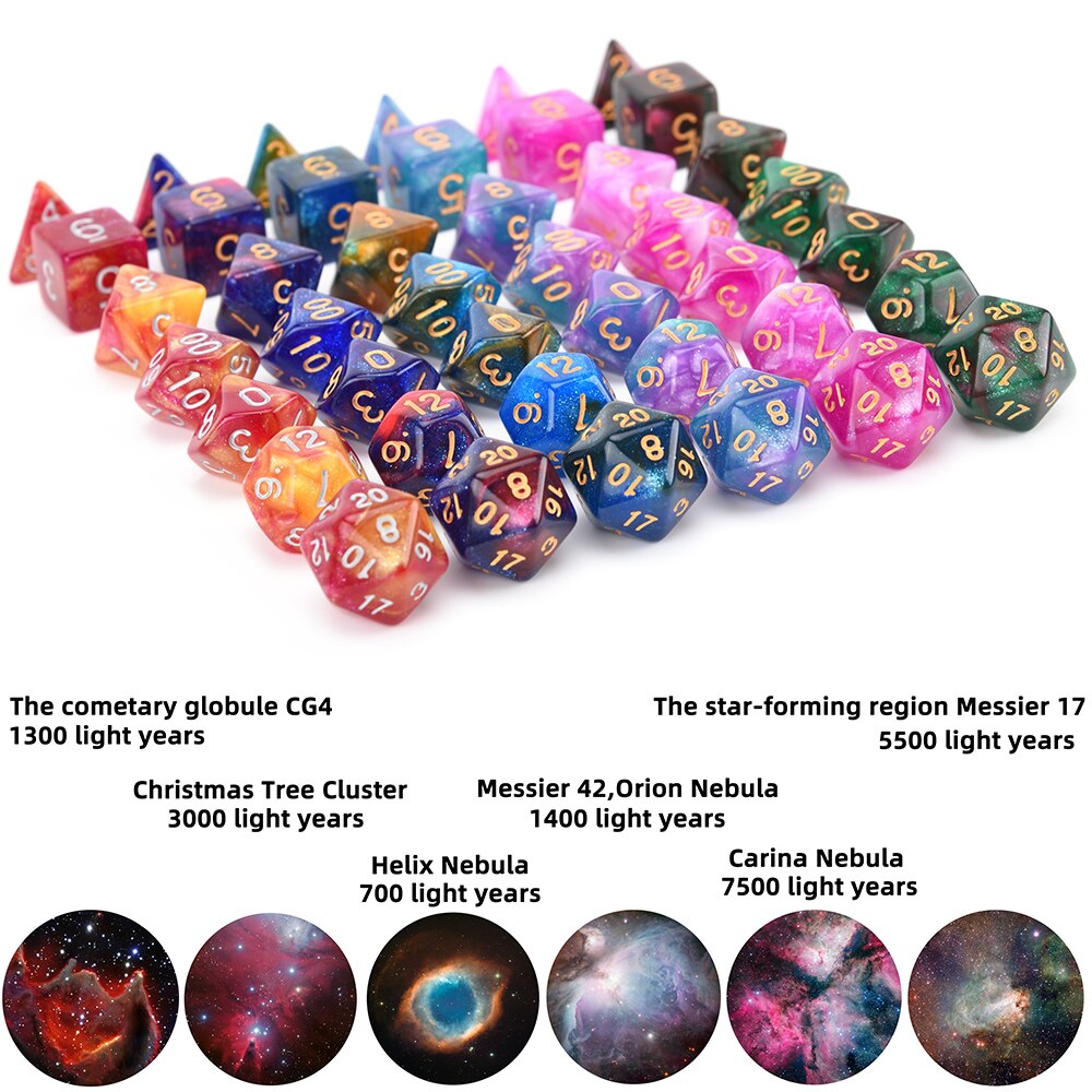 Nebula Dice Set - 42 pieces Super Pack