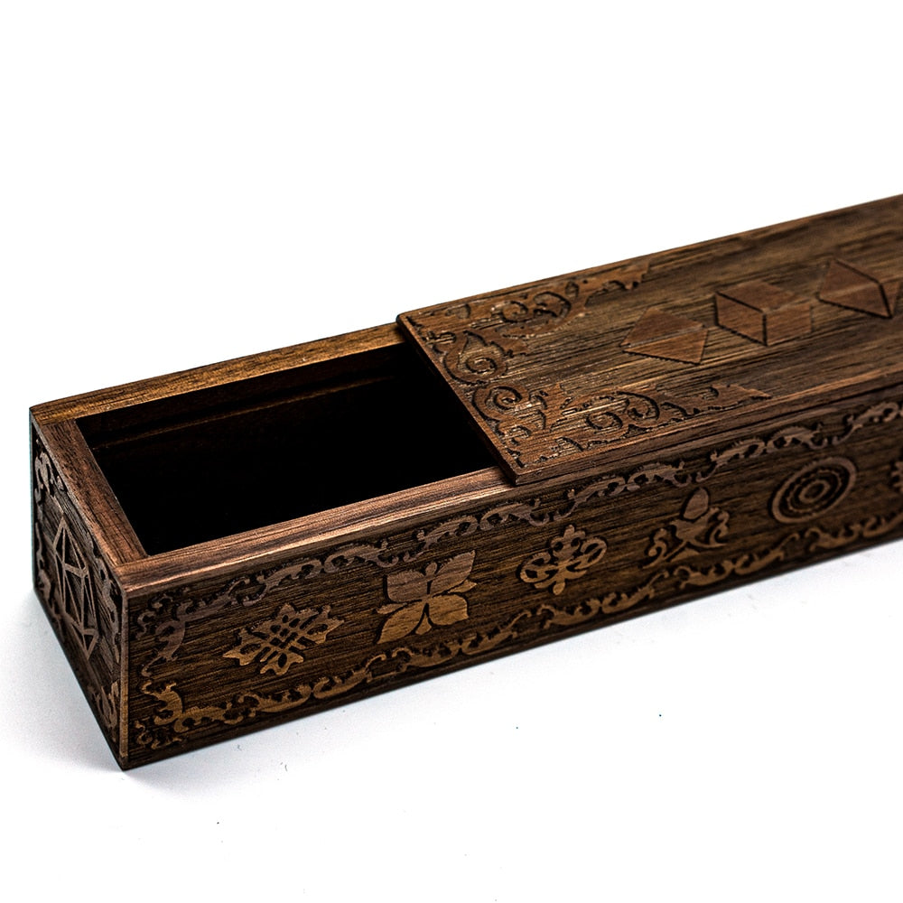 Treasure Trove Fine Wooden Dice Case - Omega Roll