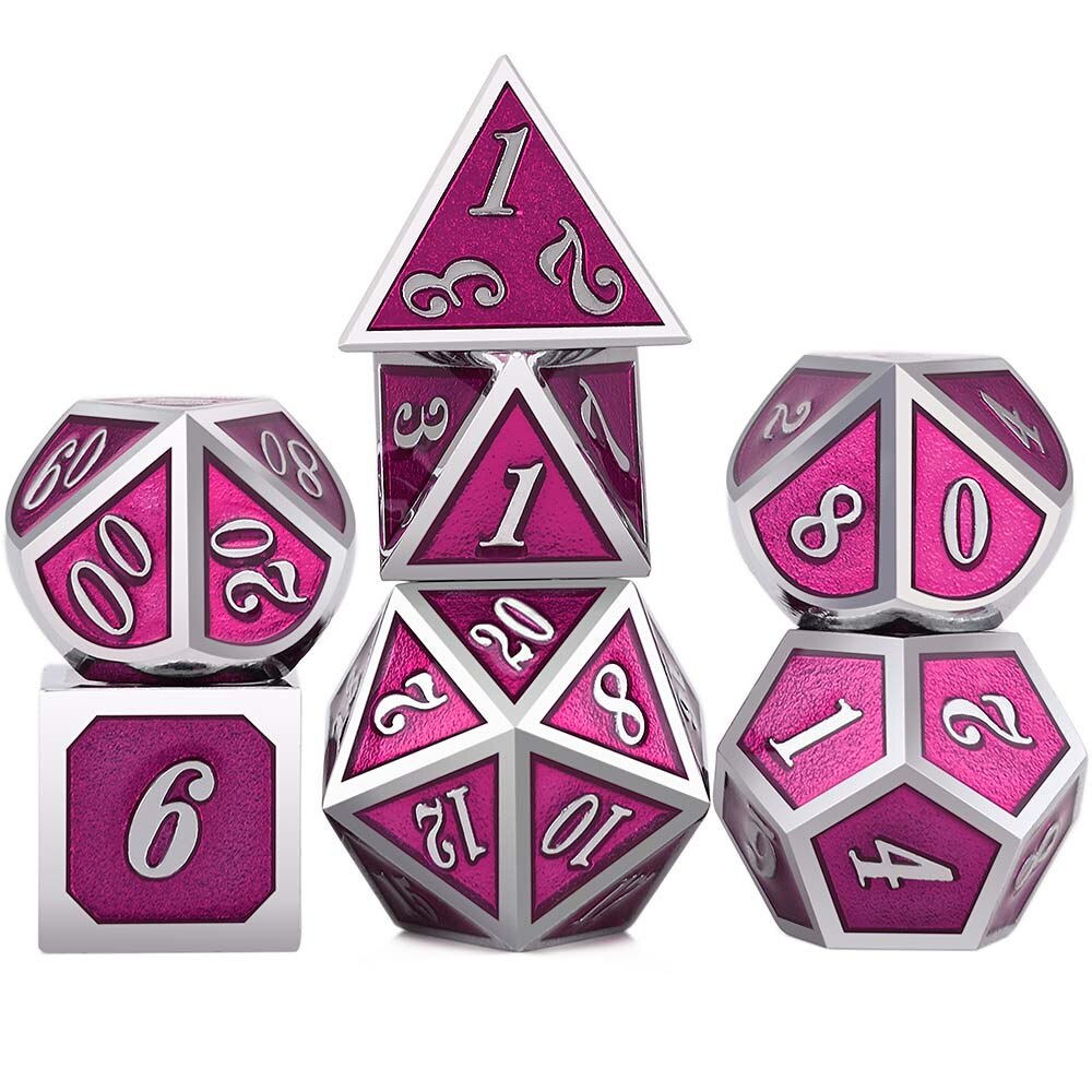 Solid Metal Classic Dice Set - Omega Roll