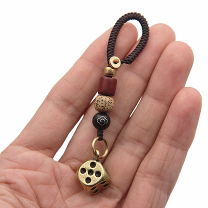 LovLife Brass Dice Key Chain