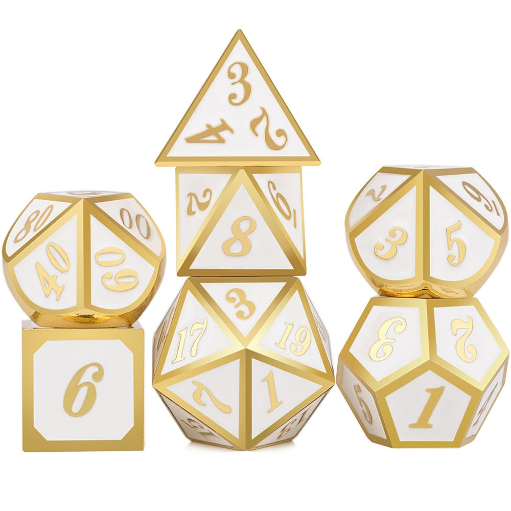 Solid Metal Classic Dice Set - Omega Roll