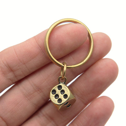 LovLife Brass Dice Key Chain