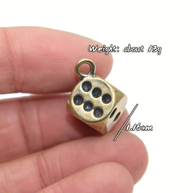 LovLife Brass Dice Key Chain