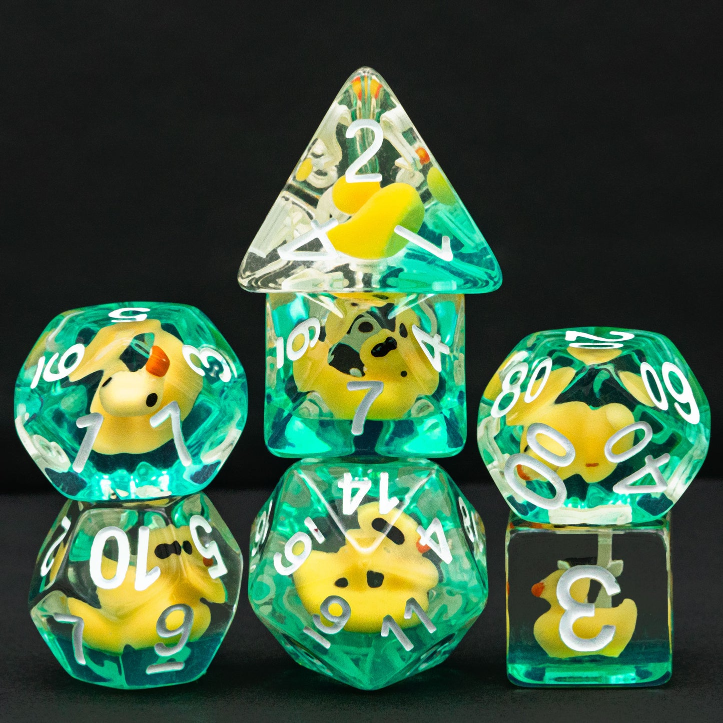 Embedded Animals Dice Set - Omega Roll