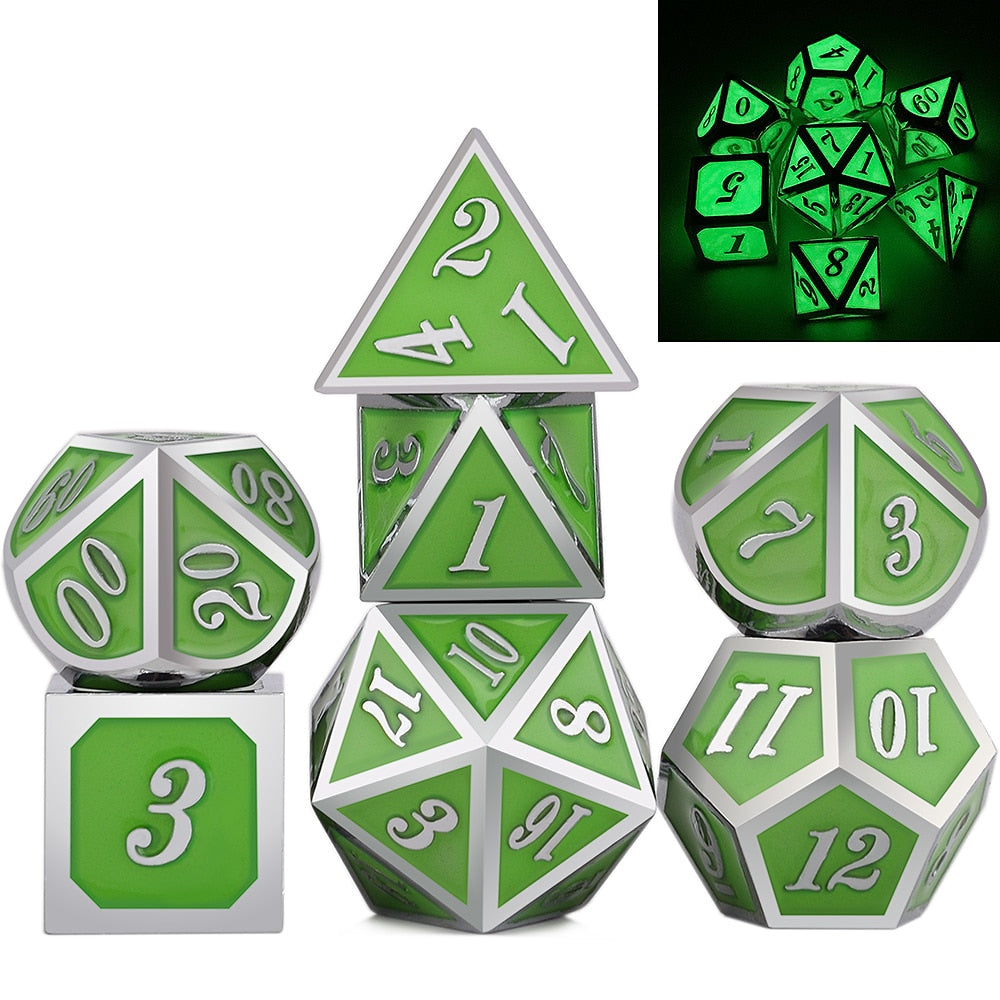 Solid Metal Classic Dice Set - Omega Roll