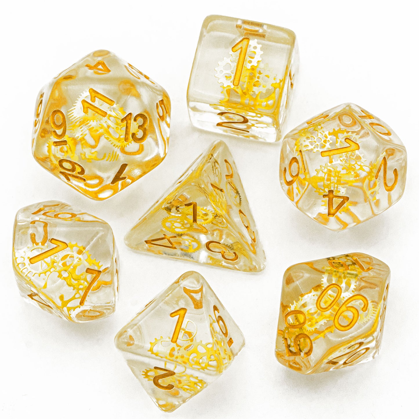 Embedded Gears Dice Set - Omega Roll