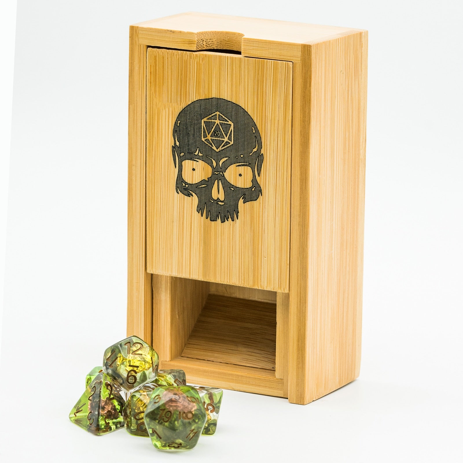 Bamboo Foldable Dice Tower - Omega Roll