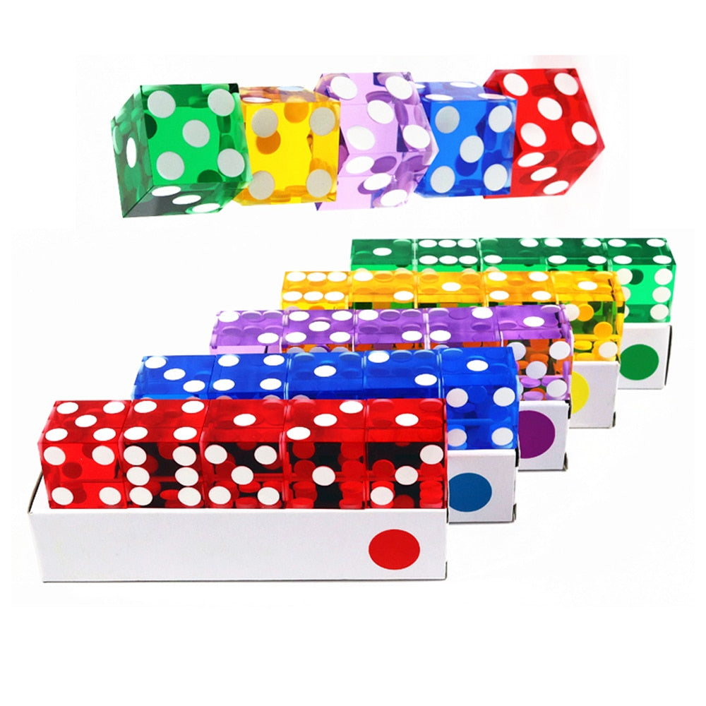 Cassino 19MM Precision Dice Set (5 Pieces / Set)