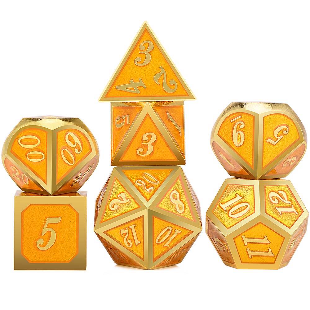 Solid Metal Classic Dice Set - Omega Roll