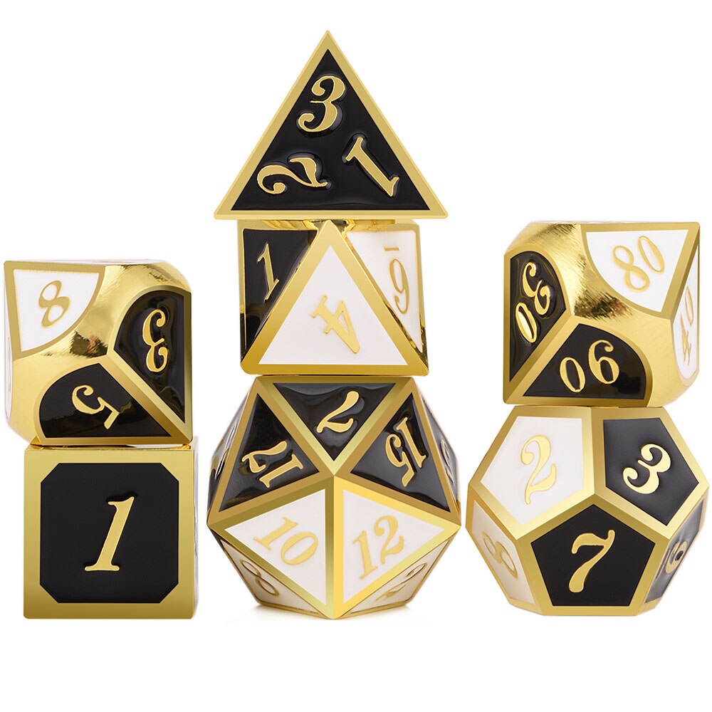 Solid Metal Classic Dice Set - Omega Roll