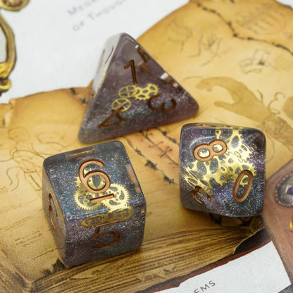 Embedded Gears Dice Set - Omega Roll