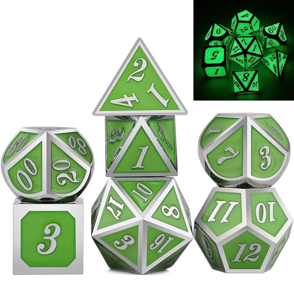 Solid Metal Classic Dice Set - Omega Roll