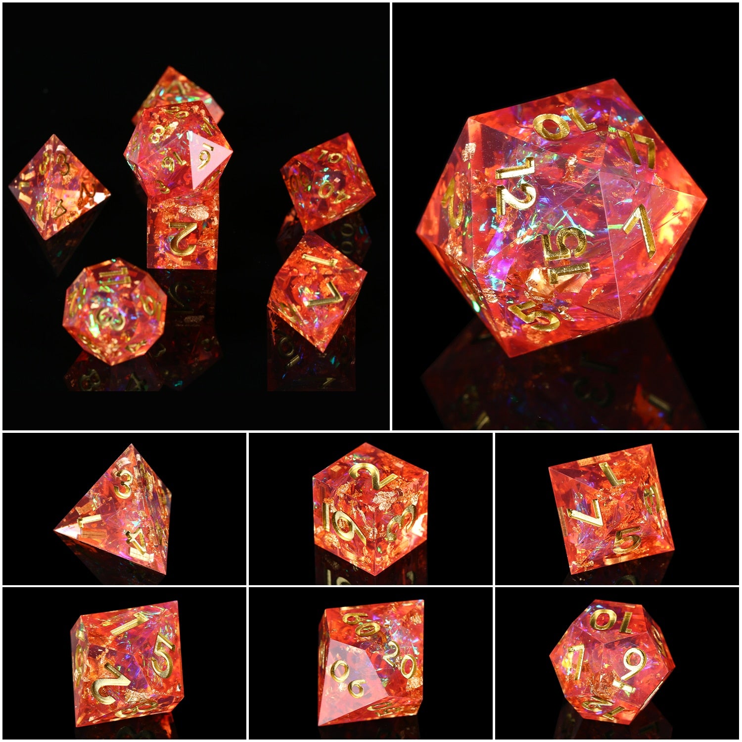 Galaxy Shine Dice Set - Omega Roll