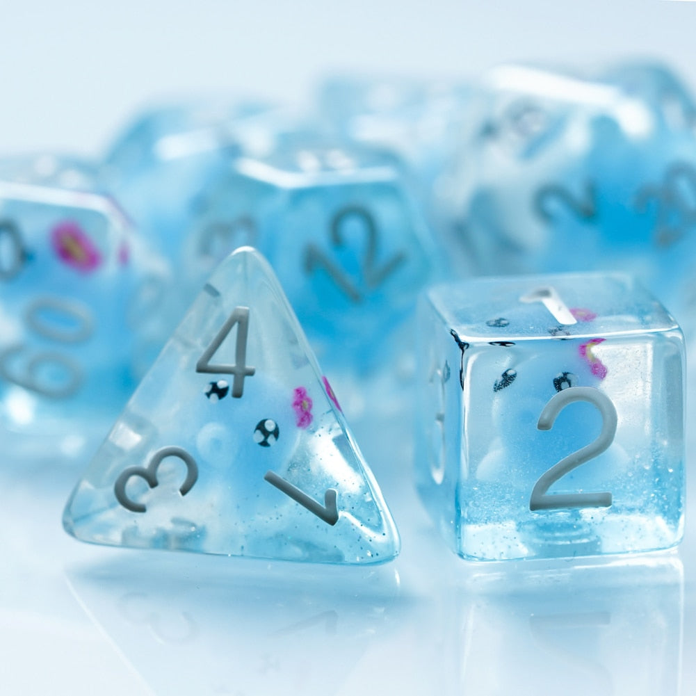 Embedded Animals Dice Set - Omega Roll