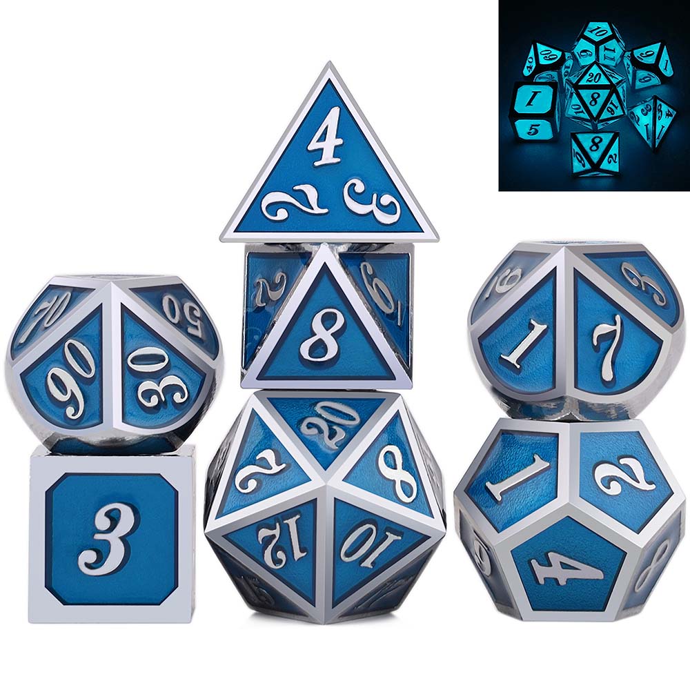 Solid Metal Classic Dice Set - Omega Roll