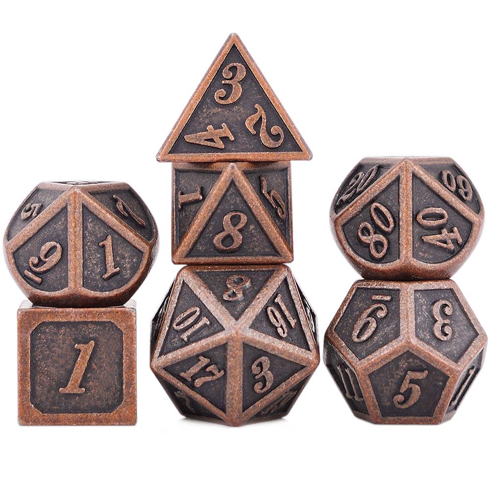 Solid Metal Classic Dice Set - Omega Roll