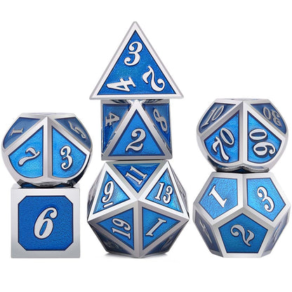 Solid Metal Classic Dice Set - Omega Roll