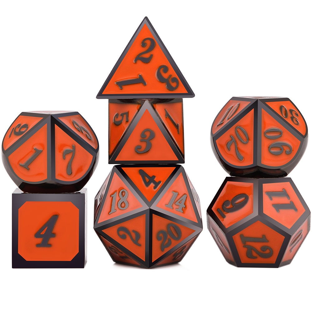 Solid Metal Classic Dice Set - Omega Roll