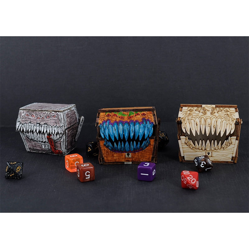 Mimic Chest Dice Case - Omega Roll