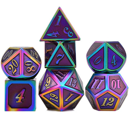 Solid Metal Classic Dice Set - Omega Roll