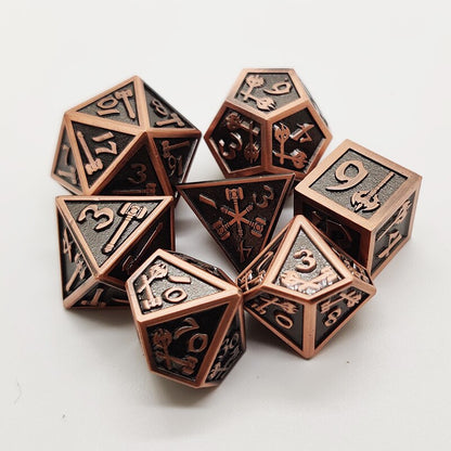 Rusty Barbarian Dice Set