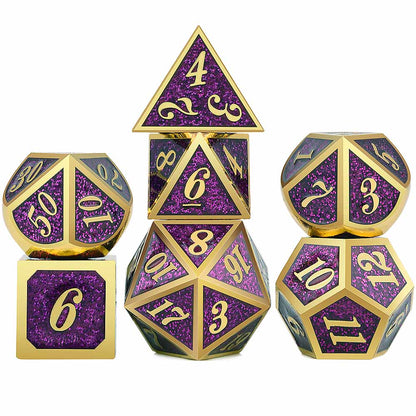 Solid Metal Classic Dice Set - Omega Roll