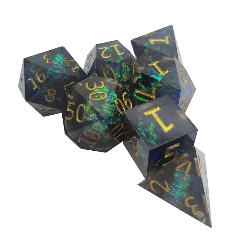 Elegant Translucent Dice Set - Omega Roll