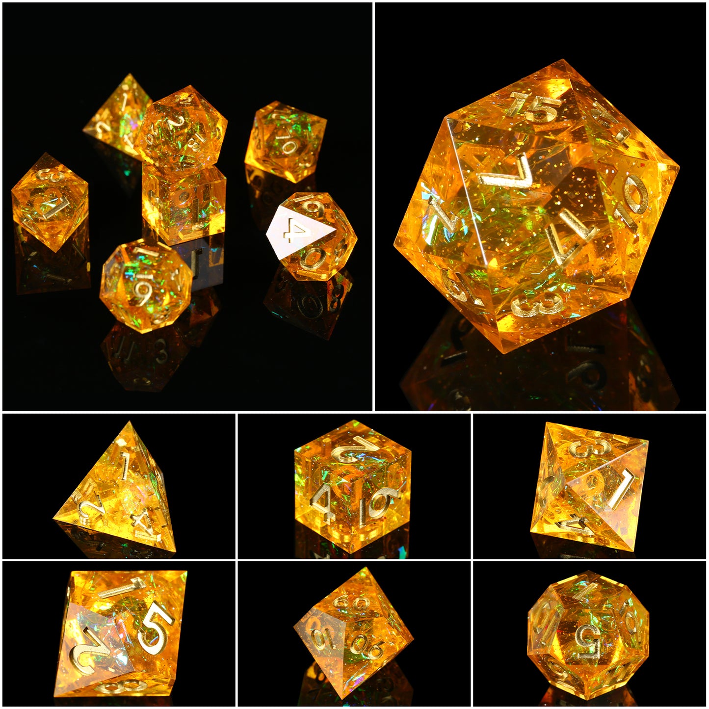 Galaxy Shine Dice Set - Omega Roll