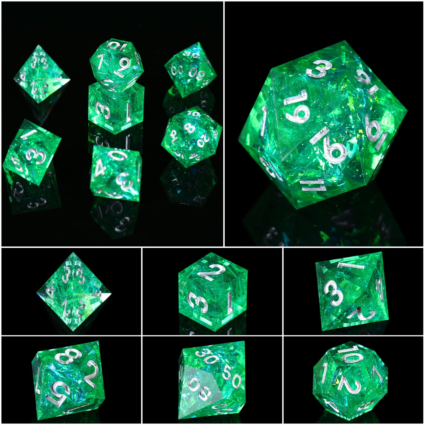 Galaxy Shine Dice Set - Omega Roll