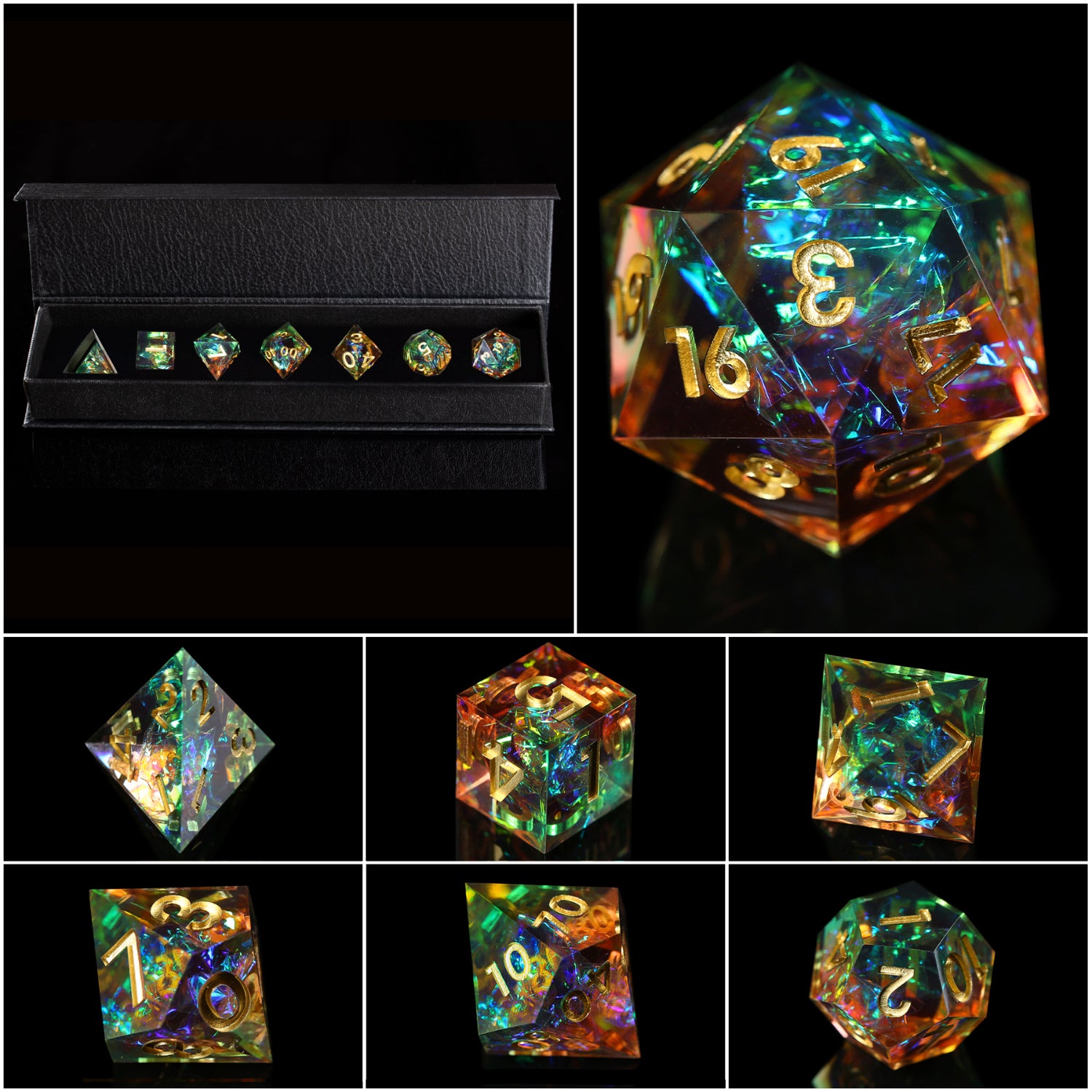 Galaxy Shine Dice Set - Omega Roll