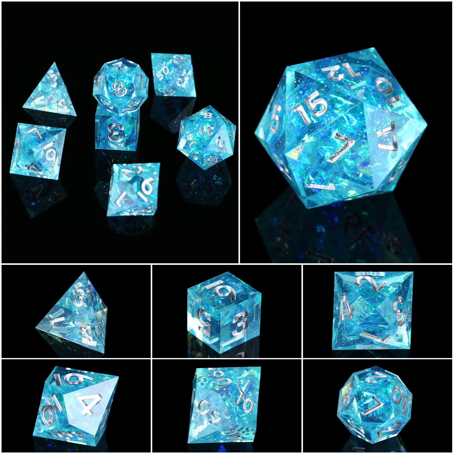 Galaxy Shine Dice Set - Omega Roll