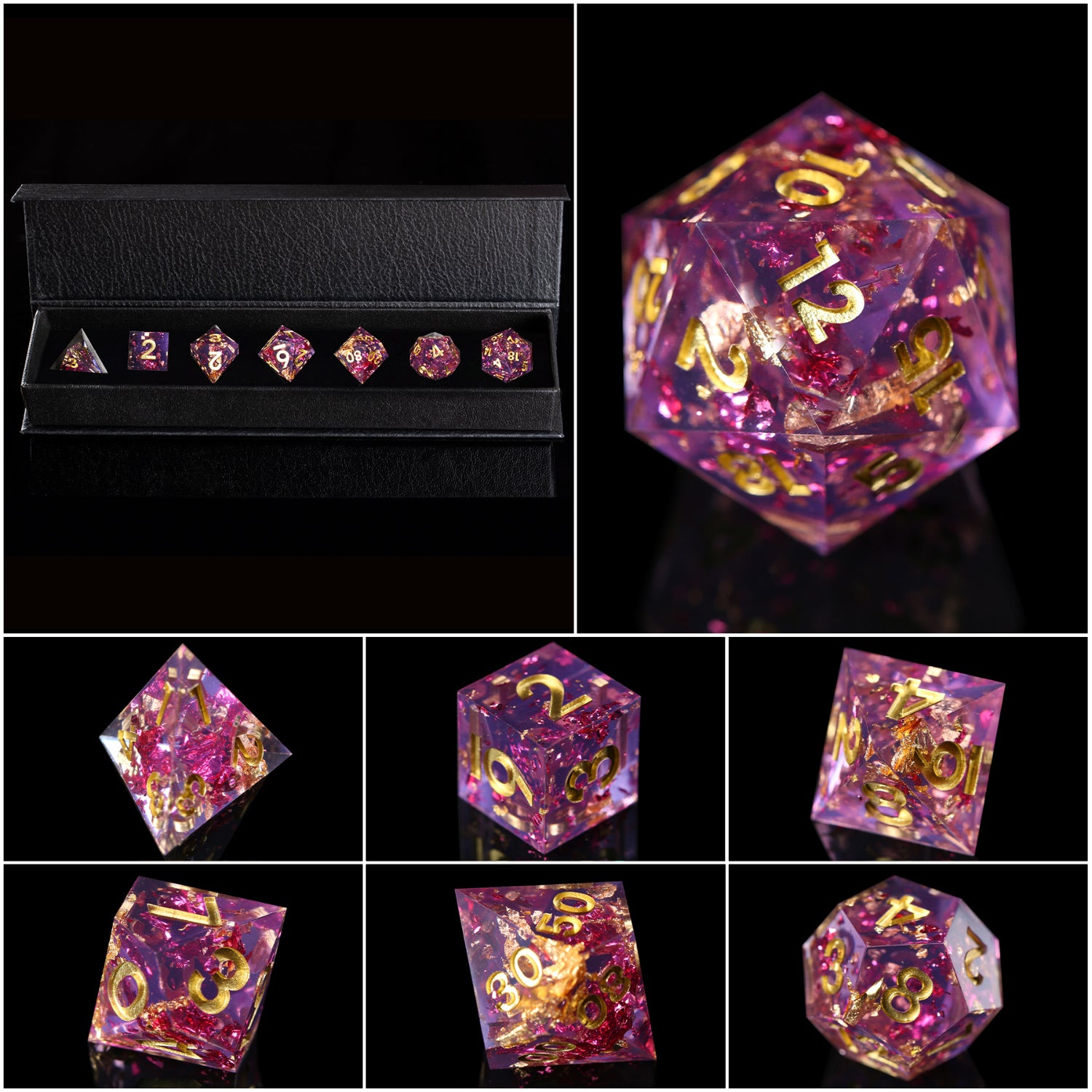 Galaxy Shine Dice Set - Omega Roll